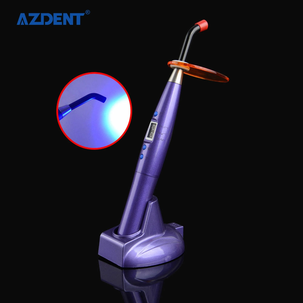 LED Screen Azdent Dental Curing Light with High Quality Plastic Handle